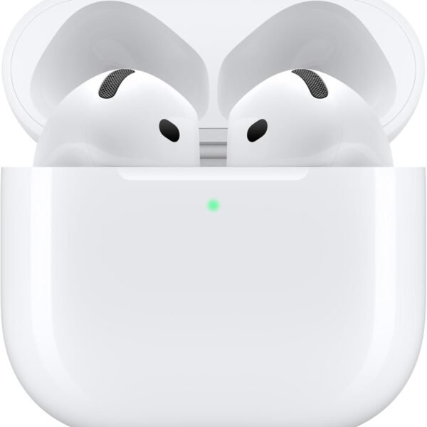 Apple AirPods 4 Wireless Earbuds, Bluetooth Headphones, with Active Noise Cancellation, Adaptive Audio, Transparency Mode, Personalized Spatial Audio, USB-C Charging Case, Wireless Charging, H2 Chip